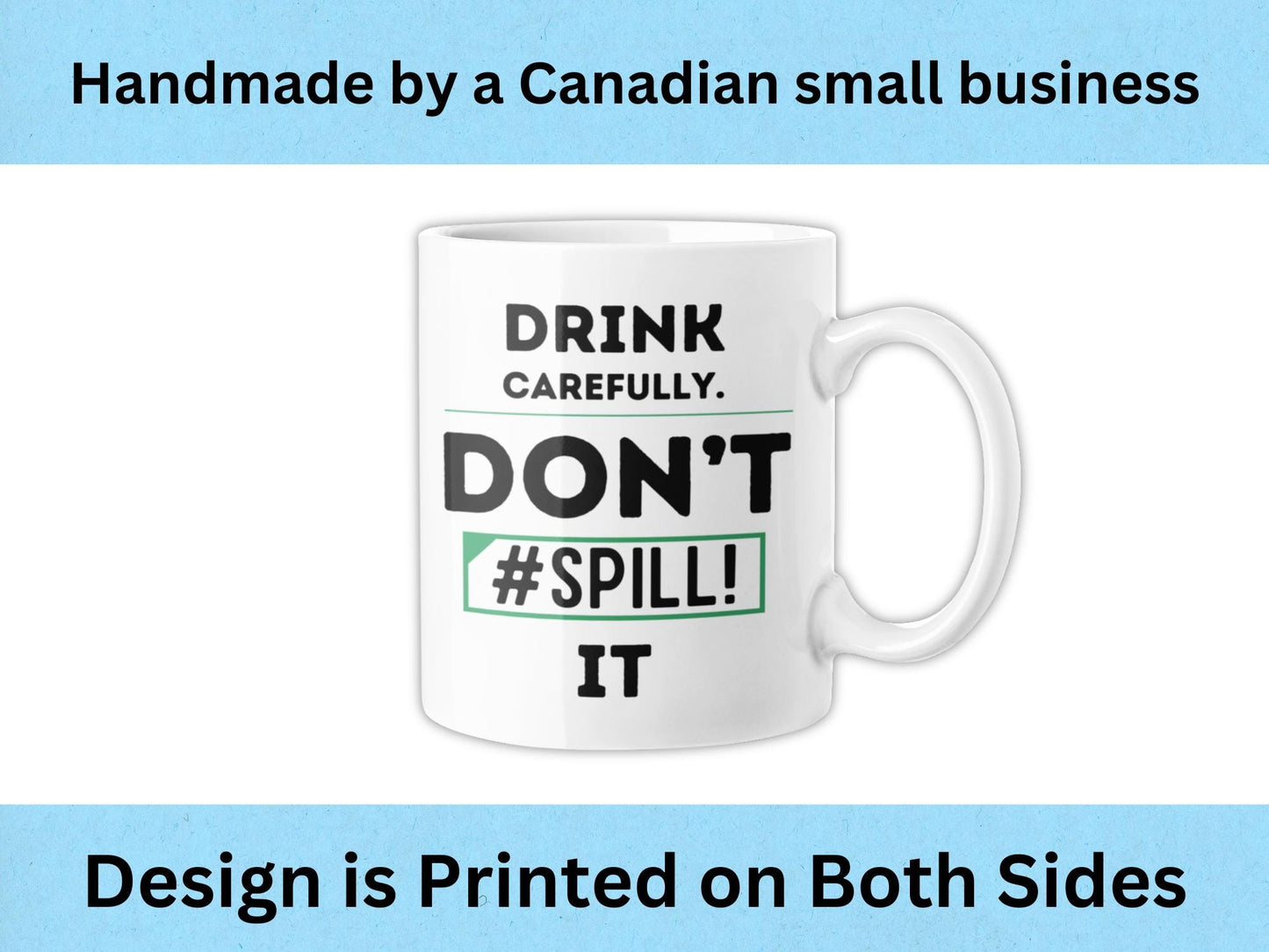 Don’t #SPILL It Mug – Funny Excel Error Coffee Cup for Spreadsheet Nerds, Analysts & Office Humor Fans