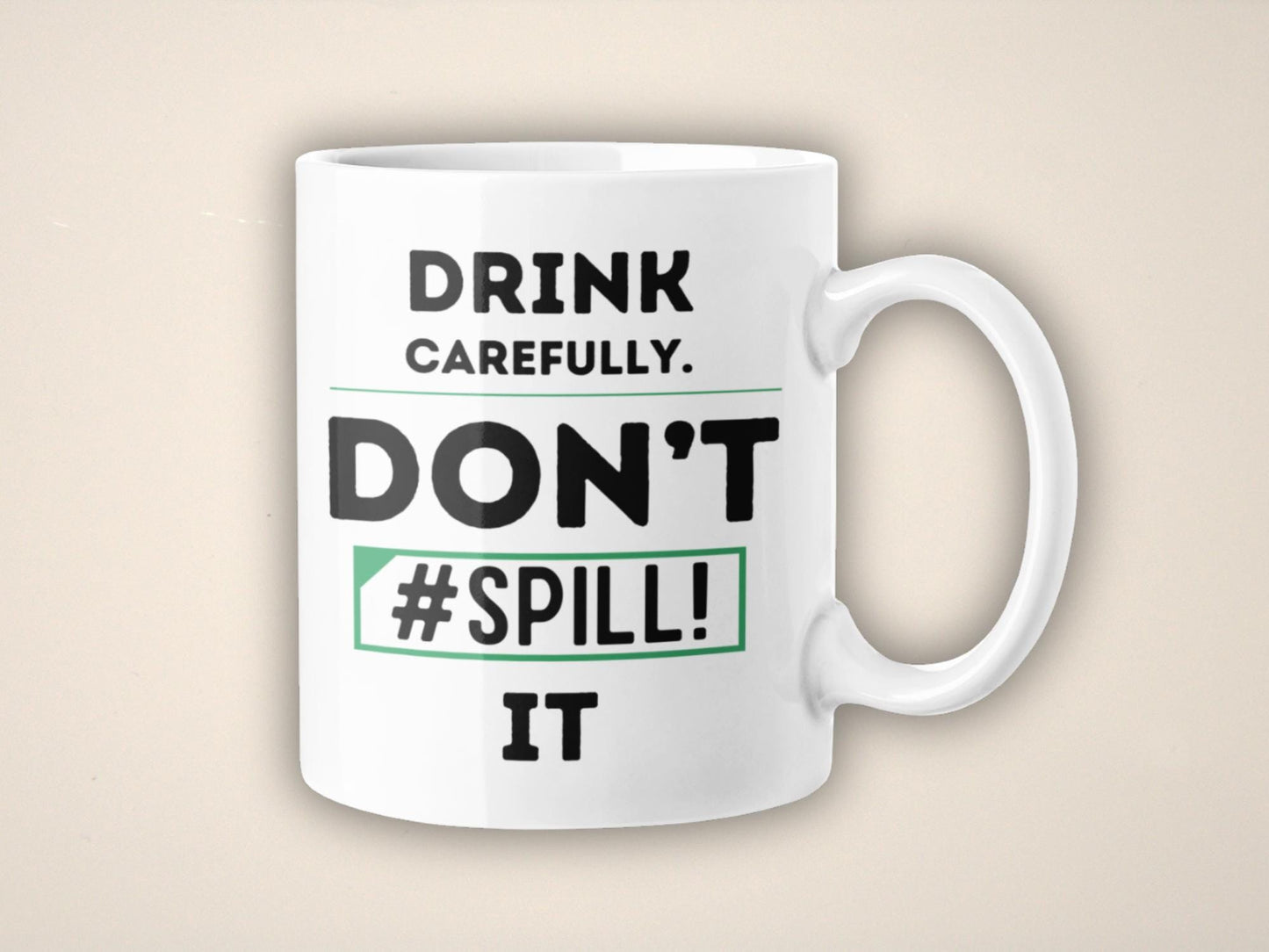 Don’t #SPILL It Mug – Funny Excel Error Coffee Cup for Spreadsheet Nerds, Analysts & Office Humor Fans