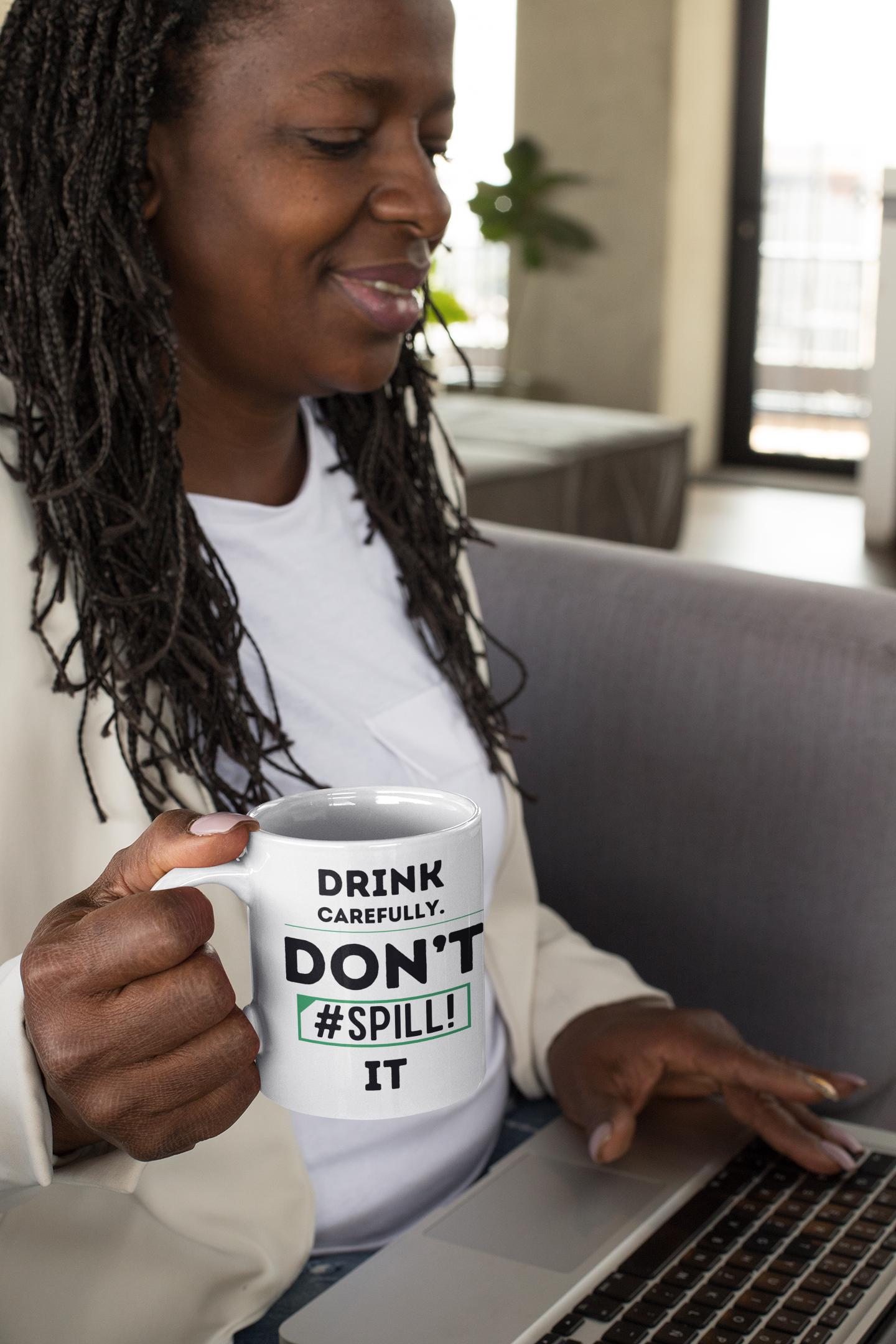 Don’t #SPILL It Mug – Funny Excel Error Coffee Cup for Spreadsheet Nerds, Analysts & Office Humor Fans